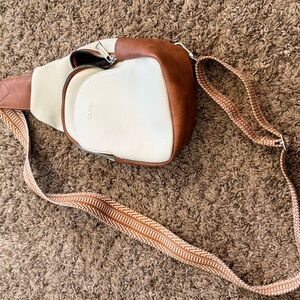 Chic Two-Tone Sling Bag